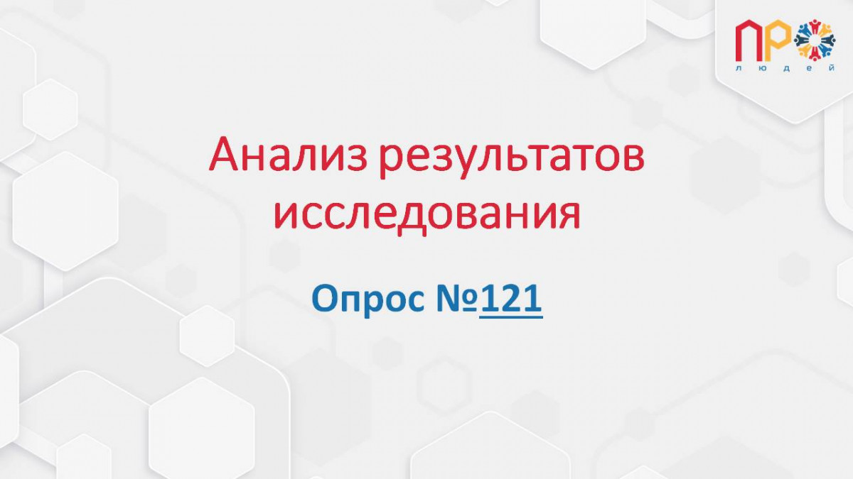 Результаты анализа проведенного опроса №121