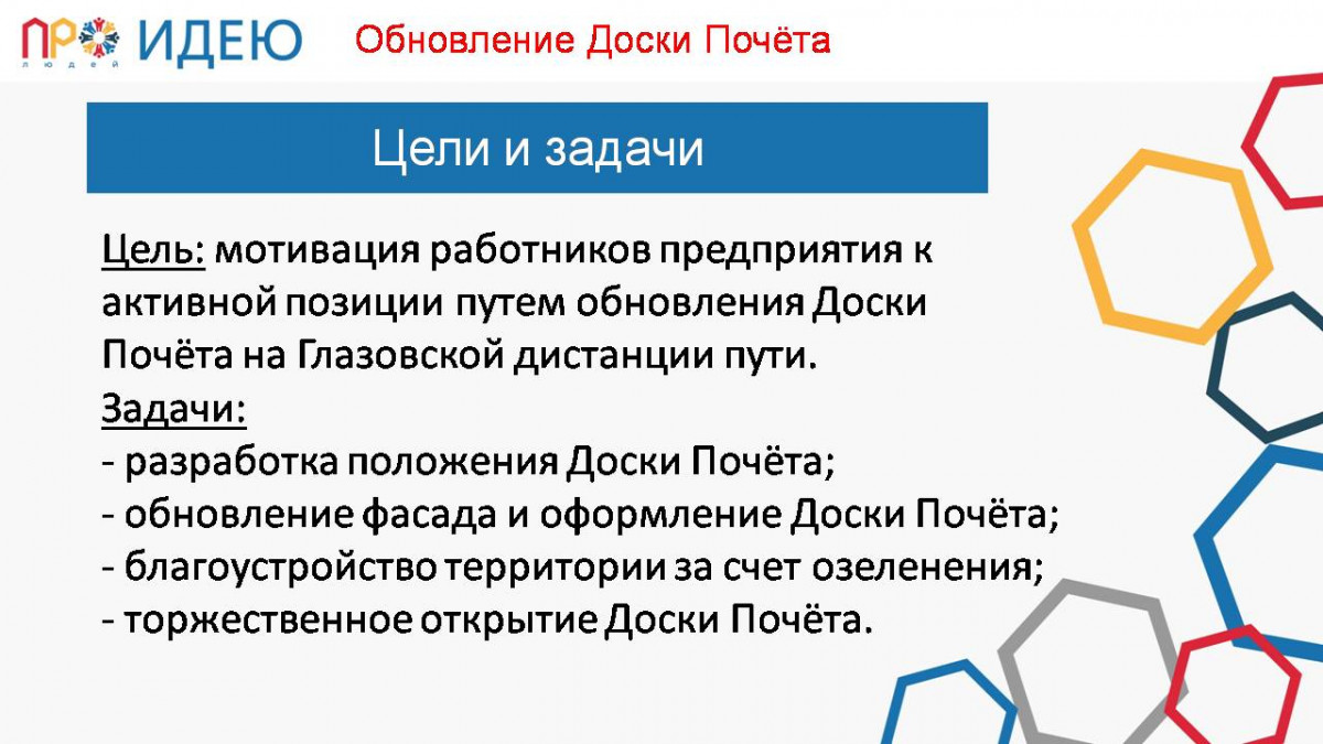 Обновление Доски Почёта
