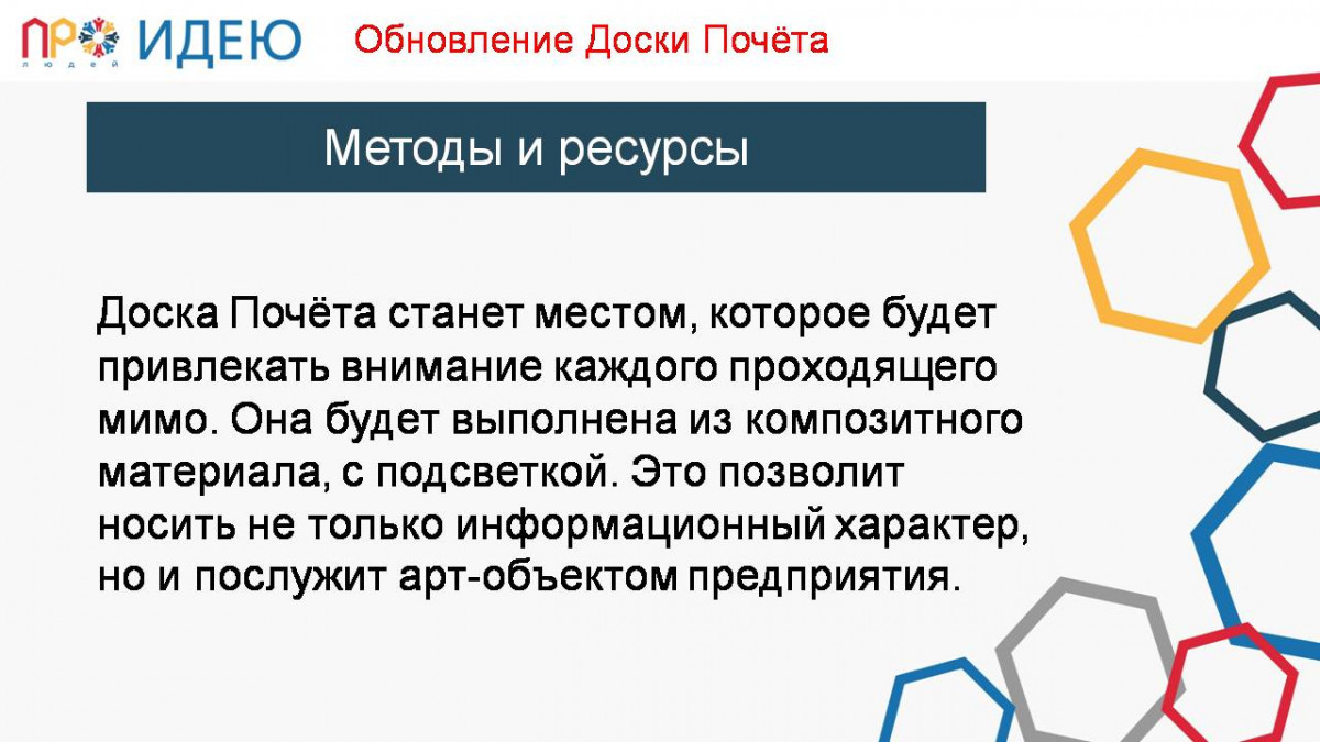Обновление Доски Почёта